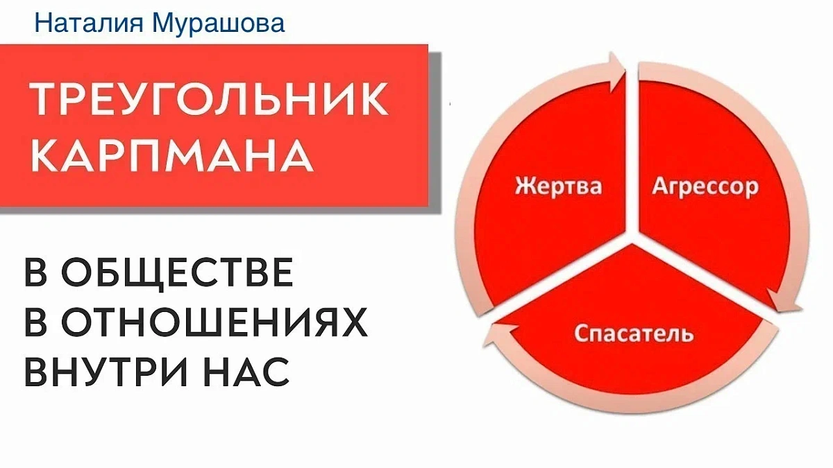 Треугольник Карпмана. Как выйти? Запись 2020 года